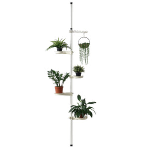 Növénytartó állvány 110 - 305 cm teleszkópos virágtartó [en.casa] - premiumXL