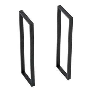 Asztalláb Kauniainen 2-es szettben acél 87x27 cm [en.casa]