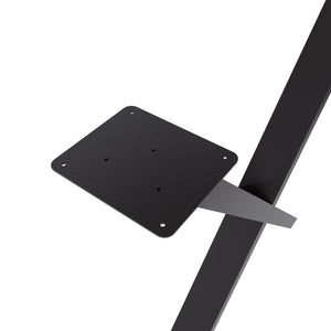 Asztalláb 2-es szettben Høng acél porszórt több méretben [en.casa] 