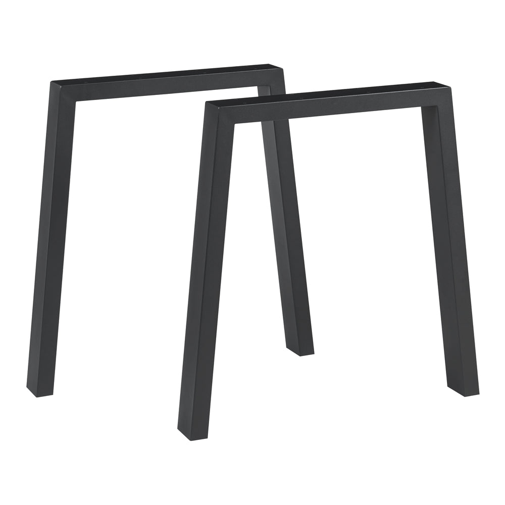 Asztalláb 2 db-os készlet Kraftisried 72x70cm fekete [en.casa] - premiumXL