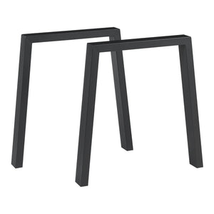 Asztalláb 2 db-os készlet Kraftisried 72x70cm fekete [en.casa] - premiumXL