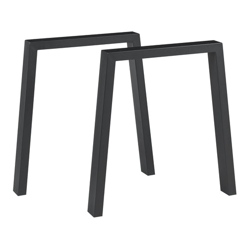 Asztalláb 2 db-os készlet Kraftisried 72x70cm fekete [en.casa] - premiumXL