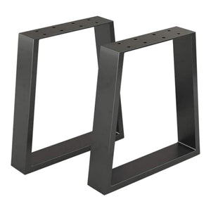 Asztalláb Marstal 42x40cm fekete [en.casa] - premiumXL