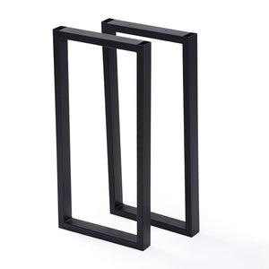 Asztalláb Møldrup 56x27cm fekete [en.casa] - premiumXL
