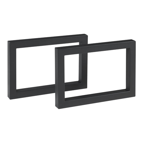 Asztalláb 2 db-os készlet Lunderskov 35x50cm fekete [en.casa] - premiumXL