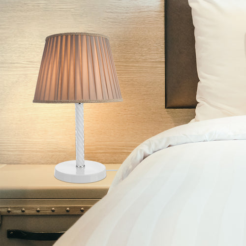 Kilbride asztali lámpa E27 fém üveg textil különböző színekben [lux.pro] - premiumXL