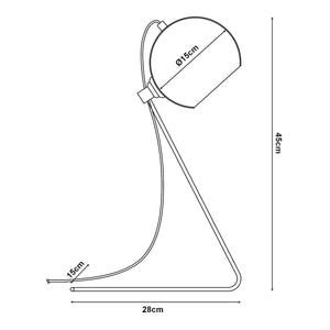 Asztali lámpa Oldibro [lux.pro]
