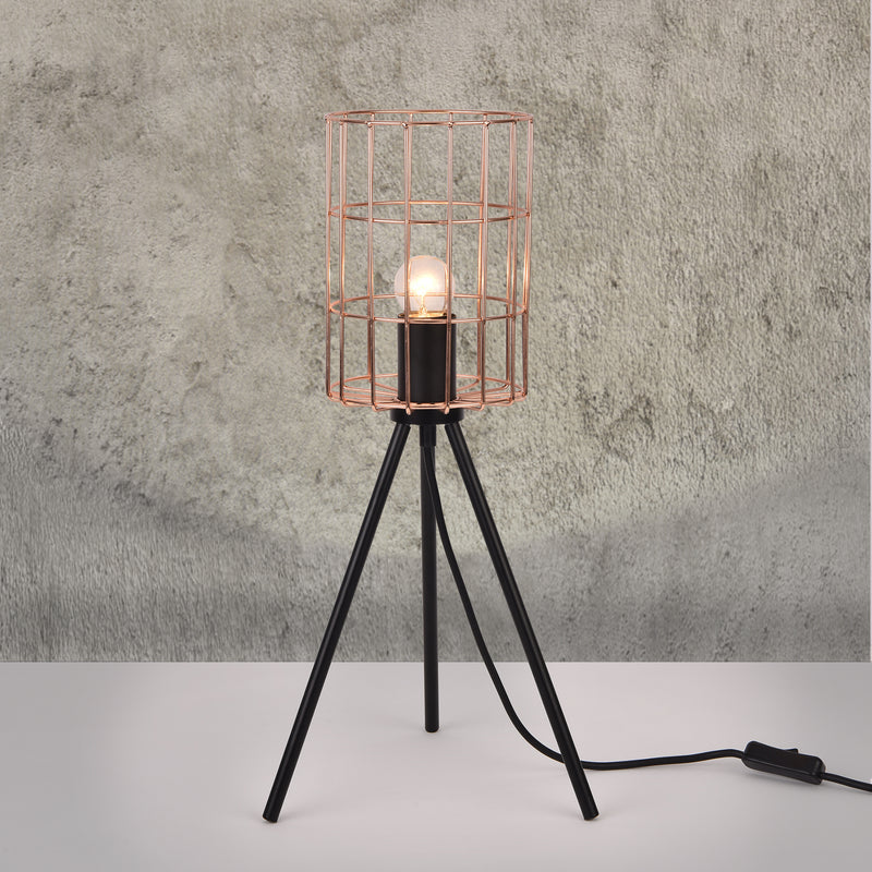 Méretrajz [lux.pro]® Design asztali lámpa - 1 x E27, max. 60W 