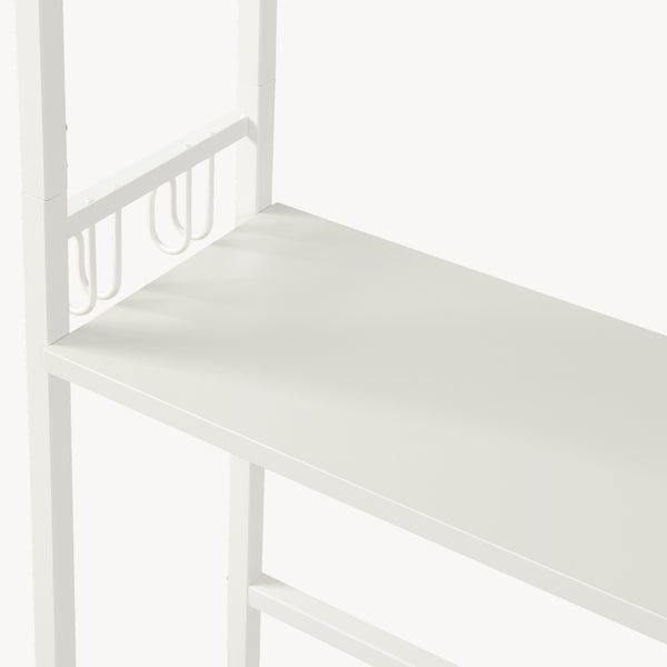 Fürdőszobai polc WC fölé Ljukhobro 164x64x20 cm [en.casa]