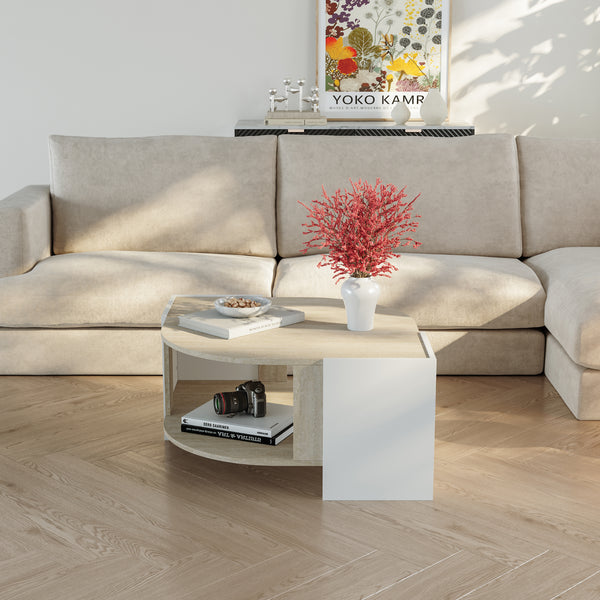 Dohányzóasztal Klipsari 75x75x40 cm [en.casa]