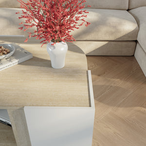 Dohányzóasztal Klipsari 75x75x40 cm [en.casa]