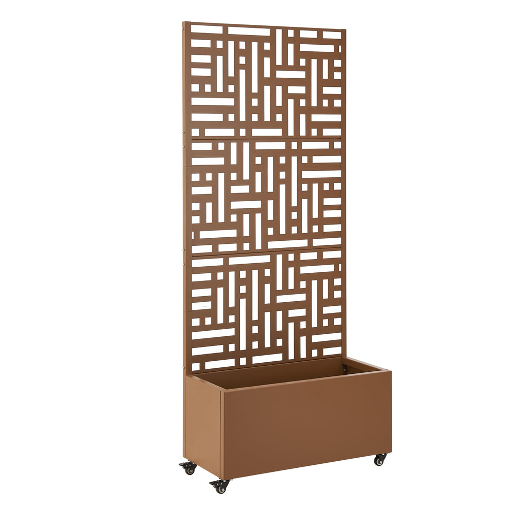 Gurulós válaszfal Bernalda virágosládával [casa.pro]