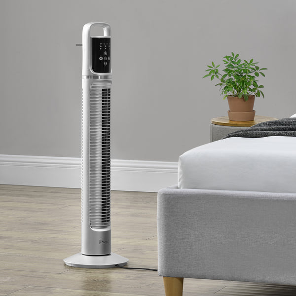 Torony ventilátor 3 fokozatos oszcilláló 40W 82x22x22cm több színben [in.tec]® 