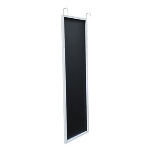 Ajtótükör alumíniumkerettel Lesina 120x37cm [en.casa]