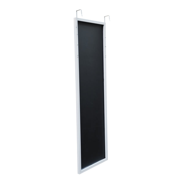 Ajtótükör alumíniumkerettel Lesina 120x37cm [en.casa]