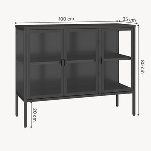 Vitrines szekrény Borshavisa [en.casa]