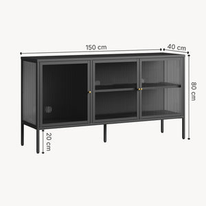 Vitrines szekrény Vinterhavn [en.casa]