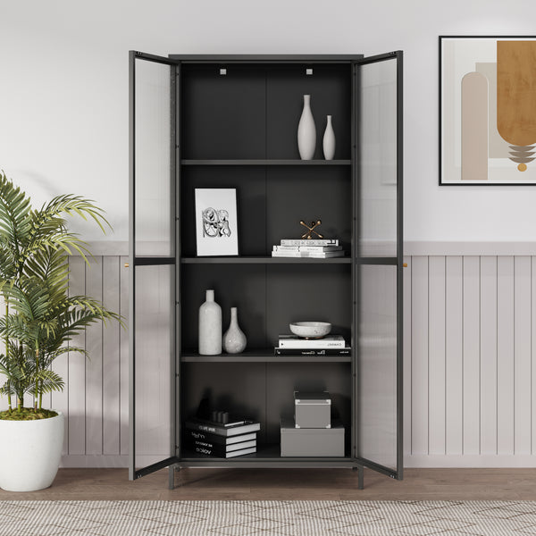 Vitrines szekrény Säkylä [en.casa]