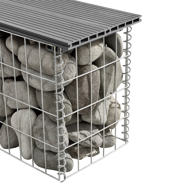 Gabion kerti pad 100 x 30 x 45 cm WPC több színben [pro.tec] 