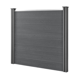  Kerítés WPC kerítéselem szürke több méretben [neu.holz]®