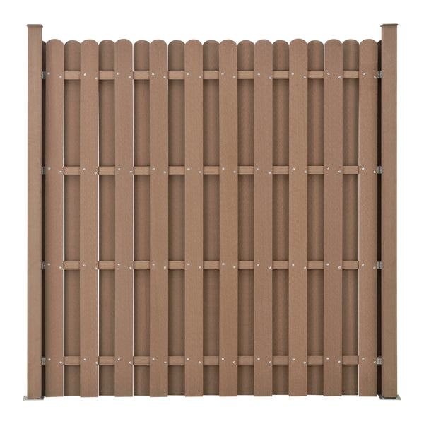 WPC kerítéselem kerítéspanel 185x193 cm [neu.holz]
