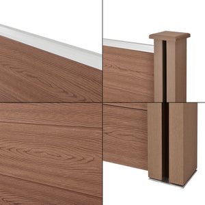 WPC kerítéspanel többféle kivitel [neu.holz]