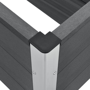 Virágláda Esens WPC 100 x 50 x 50 cm szürke/barna [neu.holz] 