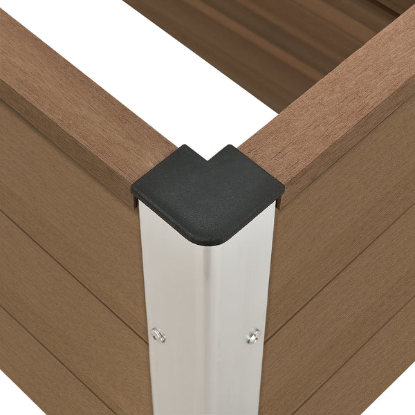 Virágláda Esens WPC 100 x 50 x 50 cm szürke/barna [neu.holz] 