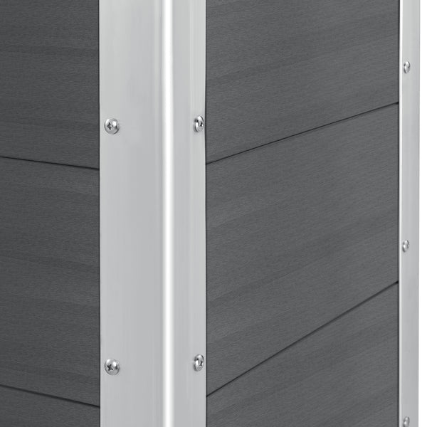 Virágláda Esens WPC 100 x 50 x 50 cm szürke/barna [neu.holz] 