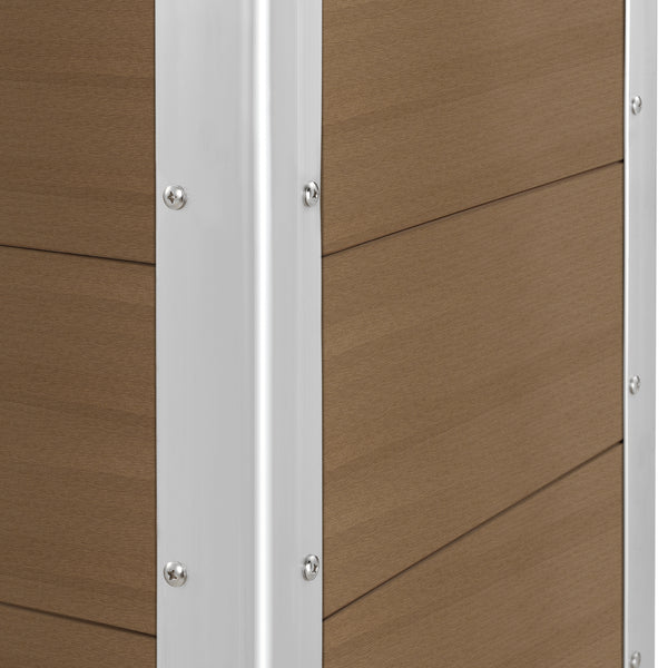 Virágláda Esens WPC 100 x 50 x 50 cm szürke/barna [neu.holz] 