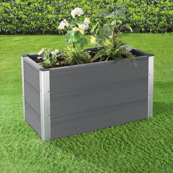 Virágláda Esens WPC 100 x 50 x 50 cm szürke/barna [neu.holz] 