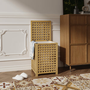 Szennyestartó Jystiand bambusz natúr [en.casa]