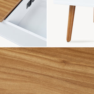 Dohányzóasztal tárolóval Flesen [en.casa]