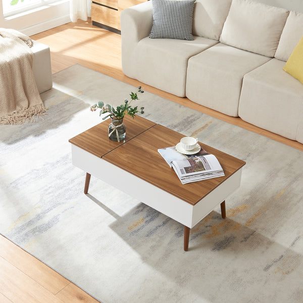 Dohányzóasztal tárolóval Flesen [en.casa]