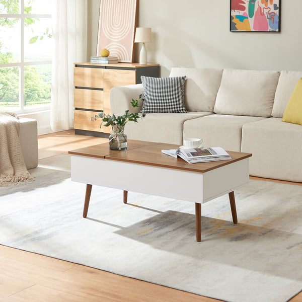 Dohányzóasztal tárolóval Flesen [en.casa]