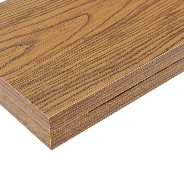 [en.casa]® Fali és kulcstartó polc 80 x 23,5 x 5 cm design polc kulcstartó résszel különböző színek