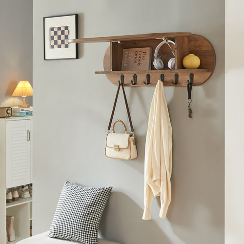 Fali fogas Vilkön tárolórekesszel [en.casa]