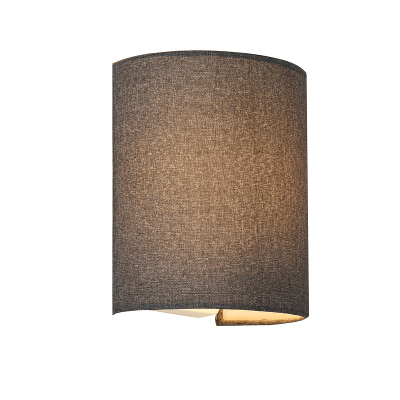 Méretrajz [lux.pro]® Fali lámpa félkör alakú 20x17,5x13 cm több színben E27