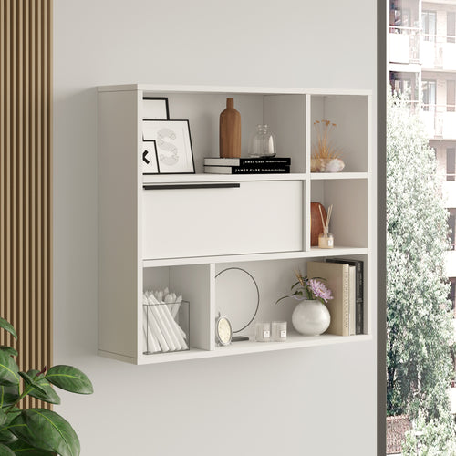 Fali polc Vesanto 90x22x81 cm [en.casa]