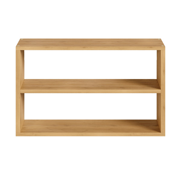 Fali polc Gol 50x15x30 cm bambusz [en.casa]