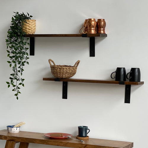 Fali polc Løgstør 2 db [en.casa]