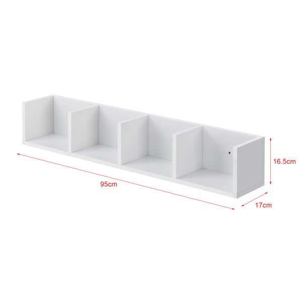 Fali polc Ekerö 95 x 17 x 16,5 cm különböző színekben en.casa