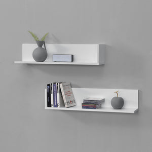 Fali polc Elverum 75 x 16,5 x 16,5 cm 2 db-os készlet különböző színekben en.casa
