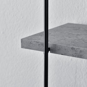[en.casa]® 3 szintes függőpolc