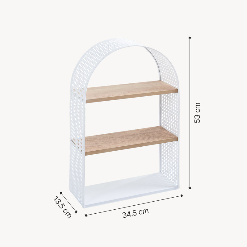Méretrajz Fali polc Jäller 53x35x14 cm [en.casa]