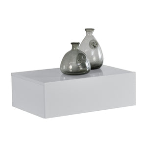 Falra szerelhető éjjeliszekrény fiókos 46x30x15cm [en.casa]