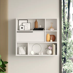 Fali polc Vesanto 90x22x81 cm [en.casa]