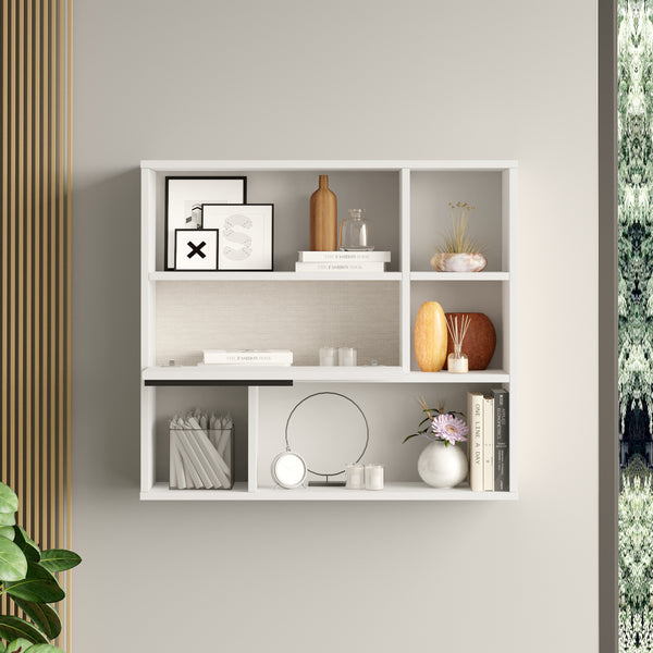 Fali polc Vesanto 90x22x81 cm [en.casa]