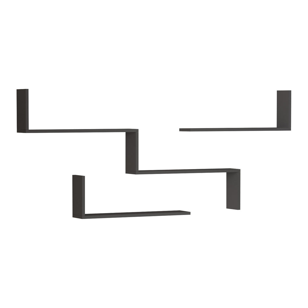 Fali polc 3 db-os szett Vepinshul [en.casa]