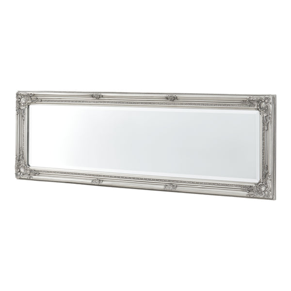 Falitükör Livorno 132 x 42 x 3,5 cm eukaliptusz fa  kerettel [en.casa]®
